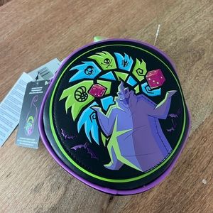 New Disney Oogie Boogie Parks Loungefly crossbody handbag NWT Glows in Dark